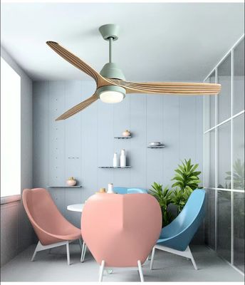 مروحة سقف الخشب الصلب LED 20W مروحة سقف المروحة الخشبية