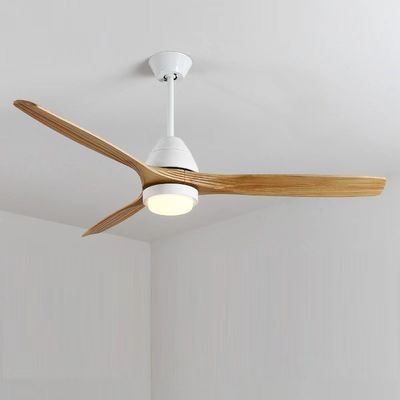 مروحة سقف الخشب الصلب LED 20W مروحة سقف المروحة الخشبية