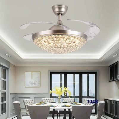 42 بوصة LED 36W متغير اللون مروحة السقف الحديثة بمحرك DC مع الضوء
