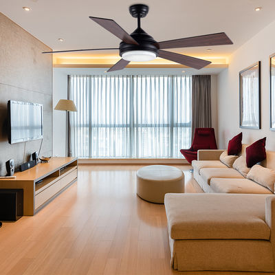 الـ 52In LED العصرية مروحة السقف الأمريكية مروحة السقف محرك DC