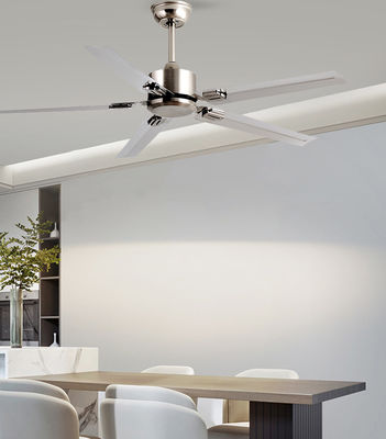 مروحة سقف LED الفضية الحديثة ECO 52 3 Blade