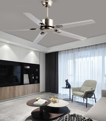 مروحة سقف LED الفضية الحديثة ECO 52 3 Blade