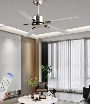 مروحة سقف LED الفضية الحديثة ECO 52 3 Blade